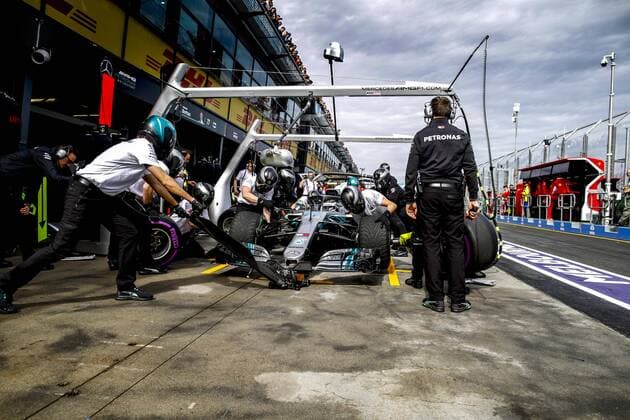 Motorsports: FIA Formula One World Championship WM Weltmeisterschaft 2018, Melbourne, Victoria : Motorsports: Formula 1 2018 Rolex Australian Grand Prix, 77 Valtteri Bottas (FIN, Mercedes AMG Petronas), Melbourne Australia