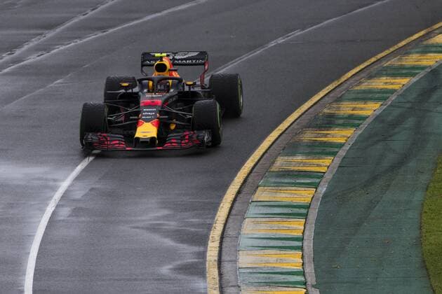 24th March 2018, Melbourne Grand Prix Circuit, Melbourne, Australia; Melbourne Formula One Grand Prix, qualifying; The number 33 Aston Martin Red Bull driven by Max Verstappen  ActionPlus12004715