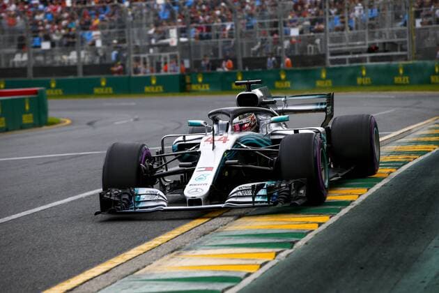 Motorsports: FIA Formula One World Championship WM Weltmeisterschaft 2018, Melbourne, Victoria : Motorsports: Formula 1 2018 Rolex Australian Grand Prix, 44 Lewis Hamilton (GBR, Mercedes AMG Petronas F1 Team), Melbourne Australia