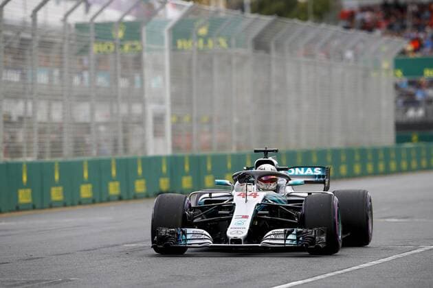 Motorsports: FIA Formula One World Championship WM Weltmeisterschaft 2018, Melbourne, Victoria : Motorsports: Formula 1 2018 Rolex Australian Grand Prix, 44 Lewis Hamilton (GBR, Mercedes AMG Petronas F1 Team), Melbourne Australia