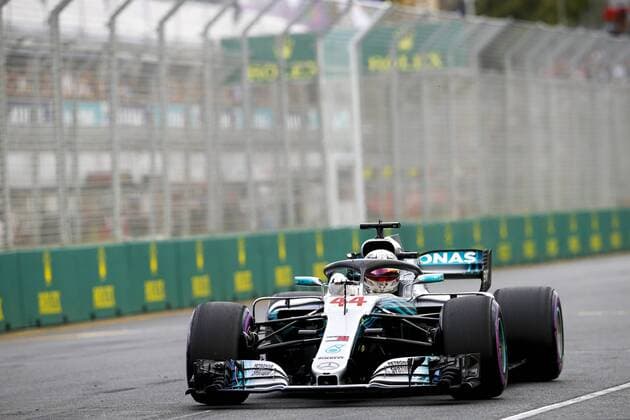 Motorsports: FIA Formula One World Championship WM Weltmeisterschaft 2018, Melbourne, Victoria : Motorsports: Formula 1 2018 Rolex Australian Grand Prix, 44 Lewis Hamilton (GBR, Mercedes AMG Petronas F1 Team), Melbourne Australia