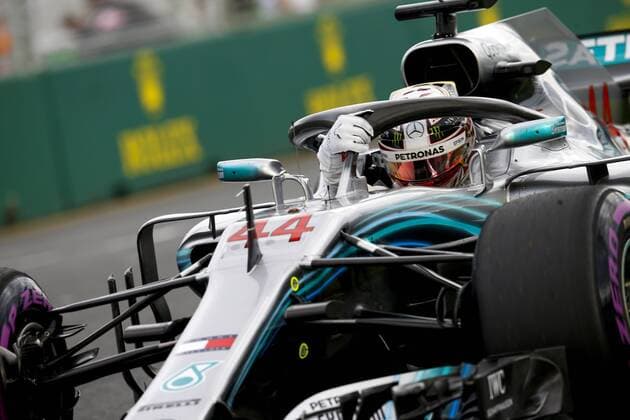 Motorsports: FIA Formula One World Championship WM Weltmeisterschaft 2018, Melbourne, Victoria : Motorsports: Formula 1 2018 Rolex Australian Grand Prix, 44 Lewis Hamilton (GBR, Mercedes AMG Petronas F1 Team), Melbourne Australia