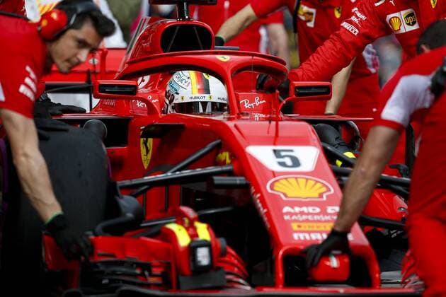 , 5 Sebastian Vettel (GER, Scuderia Ferrari) Motorsports: FIA Formula One World Championship WM Weltmeisterschaft 2018, Melbourne, Victoria : Motorsports: Formula 1 2018 Rolex Australian Grand Prix, Melbourne Australia