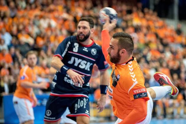 180324 Kristianstad Mario Lipovac during the Champions League match between Kristianstad and Flensburg on March 24, 2018 in Kristianstad  Copyright: AvdoxBilkanovic BB180324AB007