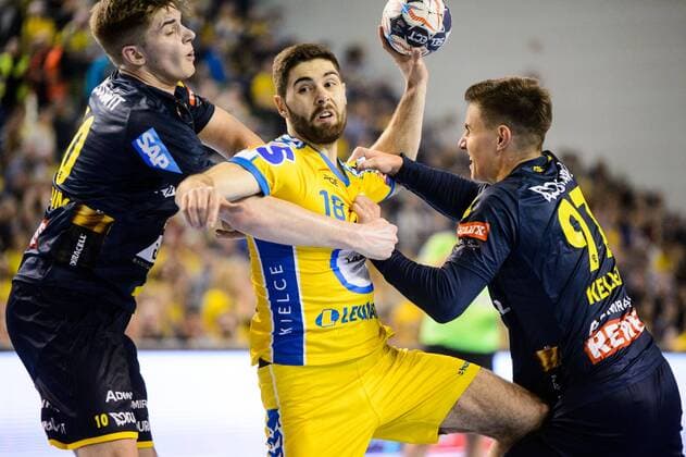 2018.03.24 Kielce Pilka reczna mezczyzn Liga Mistrzow sezon 2017 2018 PGE Vive Kielce - Rhein-Neckar Loewen N z Blaz Janc Foto Lukasz Laskowski PressFocus 2018.03.24 Kielce Handball VELUX EHF Champions League Last 16 PGE Vive Kielce - Rhein-Neckar Loewen Blaz Janc Credit: Lukasz Laskowski PressFocus NEWSPIX.PL --- Newspix.pl  20180324_aPF_031