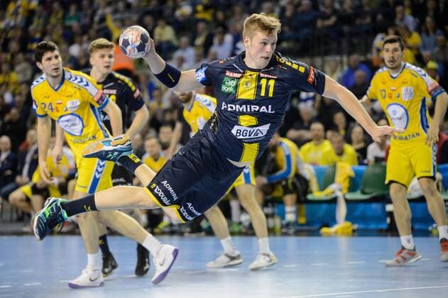 2018.03.24 Kielce Pilka reczna mezczyzn Liga Mistrzow sezon 2017 2018 PGE Vive Kielce - Rhein-Neckar Loewen N z Lukas Wichmann Foto Lukasz Laskowski PressFocus 2018.03.24 Kielce Handball VELUX EHF Champions League Last 16 PGE Vive Kielce - Rhein-Neckar Loewen Lukas Wichmann Credit: Lukasz Laskowski PressFocus NEWSPIX.PL --- Newspix.pl  20180324_aPF_064