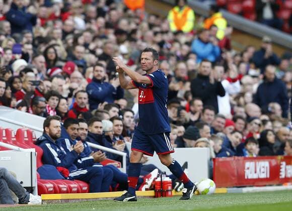 Themen der Woche - SPORT Bilder des Tages - SPORT 24th March 2018, Anfield, Liverpool, England; LFC Foundation Legends Charity Match 2018, Liverpool Legends versus FC Bayern Legends; Lothar Matthaus of FC Bayern Legends substituted in the second half  ActionPlus12005060