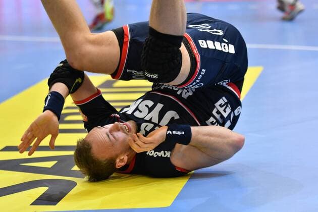 IFK Kristianstad SG Flensburg Handewitt EHF Champions League Kristianstad 24 03 18 Kristianstad 24 03 18 Sport Handball VELUX EHF Champions League Season 2017 2018 Round of 16 IFK Kristianstad SG Flensburg Handewitt Henrik Toft Hansen SG Flensburg Handewitt 23 xmmkx