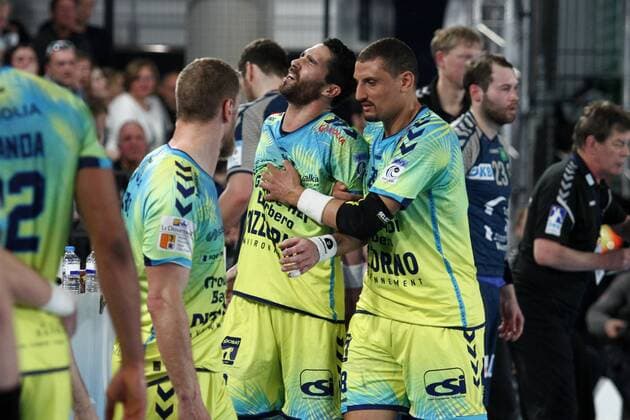 Aurelien Abily (Saint-Raphael) HANDBALL : Coupe EHF - Phase de groupes - 5eme journee - Saint-Raphael Var Handball vs Füchse Berlin - 24 03 2018 KevinDomas Panoramic 