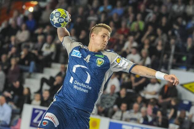 Bjarki Mar Elisson (Fuchse Berlin) HANDBALL : Saint Raphael vs Fuchse Berlin - EHF Cup - Phase de groupe - Saint Raphael - 24 03 2018 NorbertScanella Panoramic 