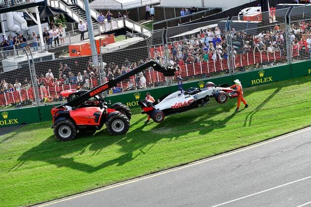 Romain Grosjean Haas F1 Team Formula 1 GP Australia Melbourne 25 03 2018 Photo mspb Jerry Andre Failure Romain Grosjean formula 1 GP Australia 2018