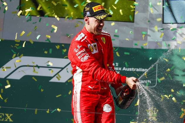 Motorsports: FIA Formula One World Championship WM Weltmeisterschaft 2018, Melbourne, Victoria : Motorsports: Formula 1 2018 Rolex Australian Grand Prix, , 5 Sebastian Vettel (GER, Scuderia Ferrari) Melbourne Australia