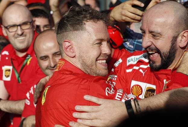 Motorsports: FIA Formula One World Championship WM Weltmeisterschaft 2018, Melbourne, Victoria : Motorsports: Formula 1 2018 Rolex Australian Grand Prix, , 5 Sebastian Vettel (GER, Scuderia Ferrari) Melbourne Australia