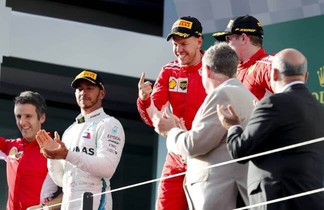 Motorsports: FIA Formula One World Championship WM Weltmeisterschaft 2018, Melbourne, Victoria : Motorsports: Formula 1 2018 Rolex Australian Grand Prix, , 5 Sebastian Vettel (GER, Scuderia Ferrari) Melbourne Australia