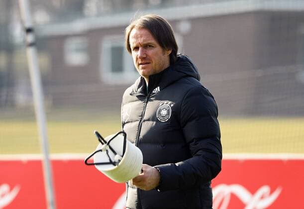 Assistant trainer Thomas Schneider Germany Germany 25 03 2018 Training of the German National Olympic Stadium Berlin