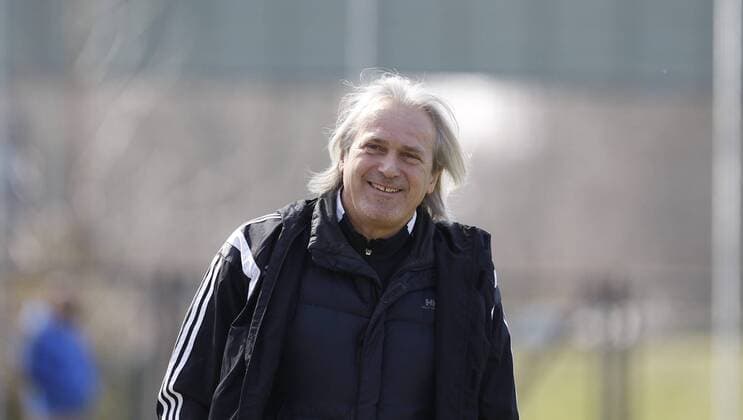 Germany Eddersheim 25 03 2018 Football Hessen Group league Wiesbaden Men Season 2017 2018 FC Eddersheim II ws DJK SC SW Flörsheim black v l Coach Hans Richter DJK Flörsheim Sport FC Eddersheim II DJK Flörsheim