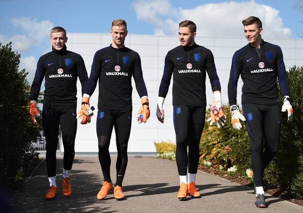 England Training England goalkeepers arrive for training at Enfield Training Centre, Enfield Content Not Available For UK Newspapers Copyright: xSimonxDaelx FIL-11552-0001