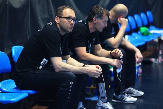 EHF cup, RK Nexe - Frisch Auf Frisch Auf Goeppingen 26.03.2018., Nasice, Croatia - EHF cup, group C, round 5, RK Nexe - Frisch Auf Goeppingen. Coach of Nexea Hrvoje Horvat  DavorxJavorovic PIXSELL