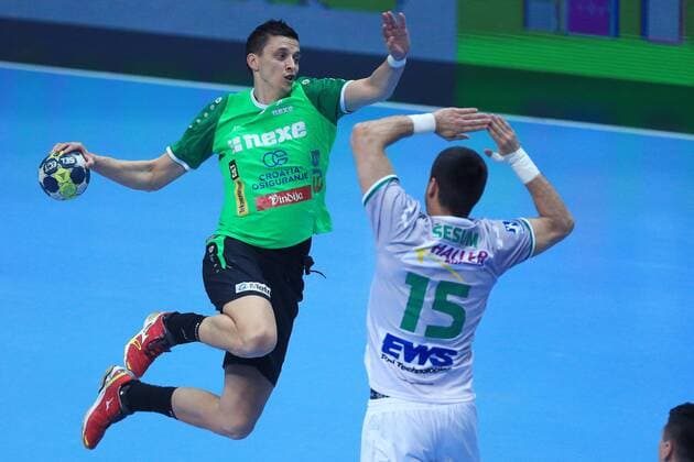 EHF cup, RK Nexe - Frisch Auf Frisch Auf Goeppingen 26.03.2018., Nasice, Croatia - EHF cup, group C, round 5, RK Nexe - Frisch Auf Goeppingen. Sasa Barisic Jaman, Zarko Sesum  DavorxJavorovic PIXSELL