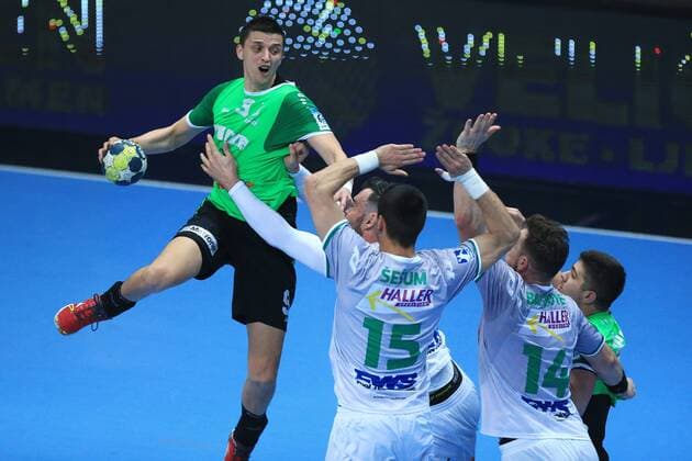 EHF cup, RK Nexe - Frisch Auf Frisch Auf Goeppingen 26.03.2018., Nasice, Croatia - EHF cup, group C, round 5, RK Nexe - Frisch Auf Goeppingen. Sasa Barisic Jaman  DavorxJavorovic PIXSELL