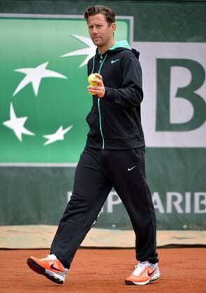 - PARIS, FRANCE: Coach Wim Fissette pictured during a training session ahead the French Tennis open Roland Garros 2013 tournament, at the Roland Garros stadium in Paris, Thursday 30 May 2013. The Roland Garros Grand Slam tennis tournament takes place from 21 May to 09 June 2013. ERICxLALMAND  x43706056x