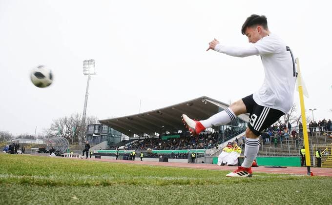 Ulm Football U 16 Internationals Germany vs Italy Paul Nebel GER
