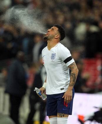 England v Italy International Friendly L?nderspiel Kyle Walker of England before the International Friendly match at Wembley Stadium, London Content Not Available For UK Newspapers Copyright: xPaulxChestertonx FIL-11556-0023