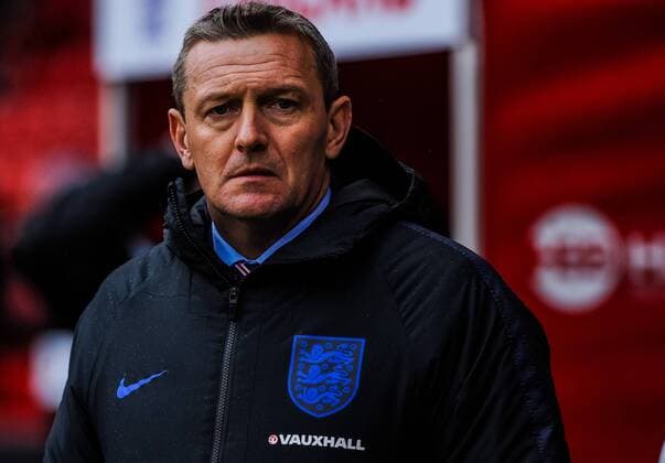 England U21 U 21 s manager Aidy Boothroyd during the International Euro U21 Qualification match between England U21 and Ukraine U21 at Bramall Lane, Sheffield, England on 27 March 2018. Copyright: xStephenxBuckleyx PMI-1923-0031