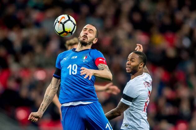 Leonardo Bonucci of Italy during the International Friendly Länderspiel match between England and Italy at Wembley Stadium, London, England on 27 March 2018. Copyright: xSalvioxCalabresex 19380032