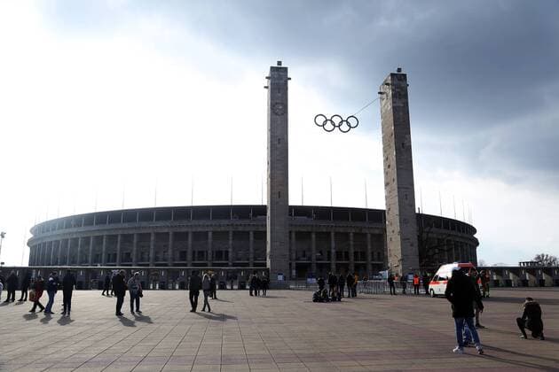 2018.03.27 Berlin Olympia Stadion Pilka nozna Mecz towarzyski sparing Niemcy - Brazylia N z stadion kibice przed meczem towarzyskim OlympiaStadion Olympia Stadium stadion olimpijski Foto Szymon Gorski PressFocus 2018.03.27 Berlin Olympia Stadion Football Friendly game match Niemcy - Brazylia stadion kibice przed meczem towarzyskim OlympiaStadion Olympia Stadium stadion olimpijski Credit: Szymon Gorski PressFocus NEWSPIX.PL --- Newspix.pl  20180327PF_SG006