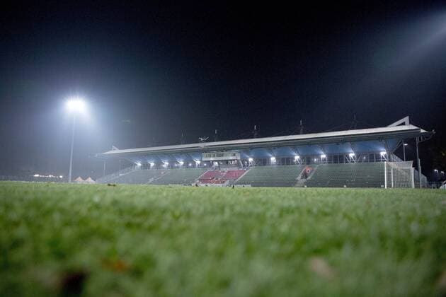 Koeln Germany 01 12 2017 Regionalliga West 2017 2018 Viktoria Koeln vs. SV Roedinghausen Symbol Feature Detail Overview Overview Stadion Hoehenberg Hoehenberg Photos Noah Wedel Koeln Nordrhein Westfalen Germany Sportpark Hoehenberg