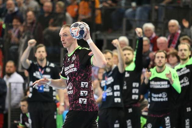 SG Flensburg Handewitt IFK Kristianstad EHF Champions League Flensburg 28 03 18 Flensburg 28 03 18 Sport Handball VELUX EHF Champions League Season 2017 2018 Eighth finals SG Flensburg Handewitt IFK Kristianstad Holger Glandorf SG Flensburg Handewitt 09 xmmkx