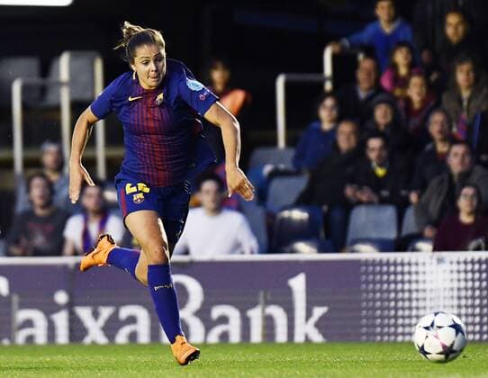 BARCELONA, 28-03-2018. UEFA Women s Champions League 2017 2018. 1 4. FC Barcelona Barca 0 - 1 Olympique Lyonnais. Lieke Martens of FC Barcelona. Barcelona - Olympique Lyonnais (UEFA Women s Champions League)  x2082731x