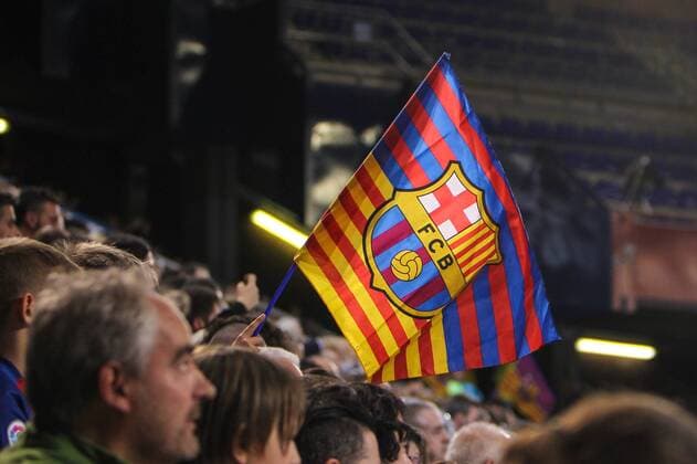 Spain: FC Barcelona Barca and Montpellier HB Match played on 31st of March at Palau Blaugrana (Barcelona) between FC Barcelona and Montpellier HB EDITORIAL USE ONLY. Barcelona Barcelona Spain Palau blaugrana  UkkoxImagesx xPacificxPress