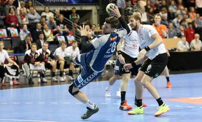 01 04 18 Handball EHF Cup Group B 12 Matchday Füchse Berlin Lugi Lund Picture Erik Schmidt Handball EHF Cup Füchse Berlin Lugi Lund