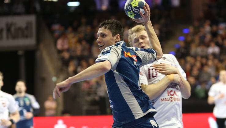 01 04 18 Handball EHF Cup Group B 12 Matchday Füchse Berlin Lugi Lund Picture Kevin Struck Handball EHF Cup Füchse Berlin Lugi Lund