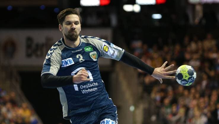 01 04 18 Handball EHF Cup Group B 12 Matchday Füchse Berlin Lugi Lund Picture Fabian Wiede Handball EHF Cup Füchse Berlin Lugi Lund