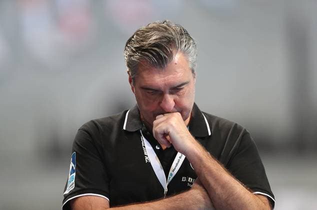 Coach Michael Roth MT Melsungen disappointed