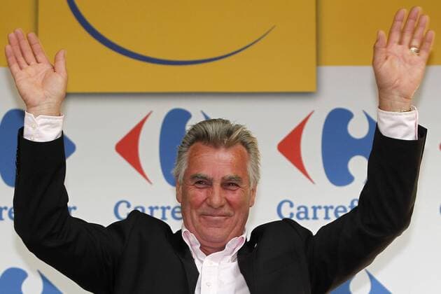- LIEGE, BELGIUM: Former Belgian cyclist Lucien Van Impe pictured on the podium after the prologue stage, an individual time trial of 6,4 km, at the 99th edition of the Tour de France cycling race, in Liege, Belgium, Saturday 30 June 2012. KRISTOFxVANxACCOM  x36297802x