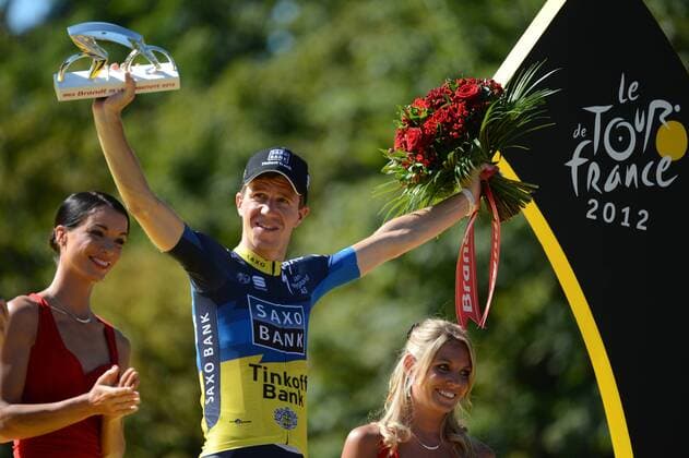 - PARIS, FRANCE: Danish Chris Anker Sorensen of Team Saxo Bank-Tinkoff Bank pictured after the 20th and last stage of the 99th edition of the Tour de France cycling race, 130km from Rambouillet to the Champs-Elysees, Paris, France, Sunday 22 July 2012. YORICKxJANSENS  x36716205x