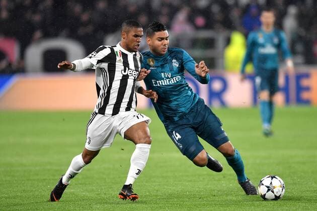 Douglas Costa Juventus, Casemiro Real Torino 03-04-2018 Stadium Champions League 2017 2018 Round of 8 Juventus - Real Madrid Foto Andrea Staccioli Insidefoto andreaxstaccioli