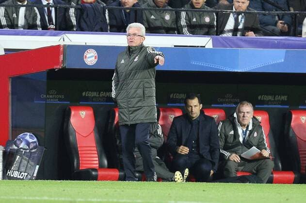 Head Coach Jupp Heynckes FC Bayern Muenchen FC Sevilla vs Bayern Munich Muenchen Quarter-Finals Champions League 03 04 2018 Sevilla Sevilla Spain Copyright: xkolbert-press ChristianxKolbertx