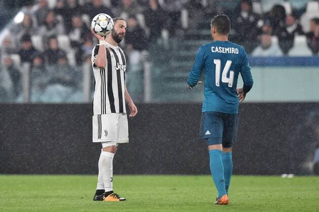 Gonzalo Higuain Juve Torino 03-04-2018 Stadium Champions League 2017 2018 Round of 8 Juventus - Real Madrid Foto Andrea Staccioli Insidefoto andreaxstaccioli
