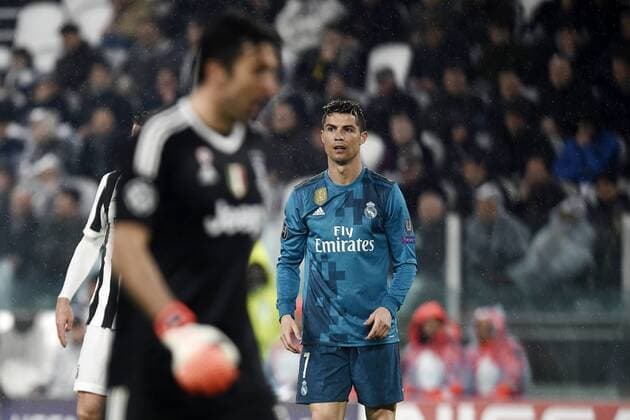 Db Torino 03 04 2018 - Champions League Juventus-Real Madrid foto Daniele Buffa Image nella foto: Gianluigi Buffon-Cristiano Ronaldo 