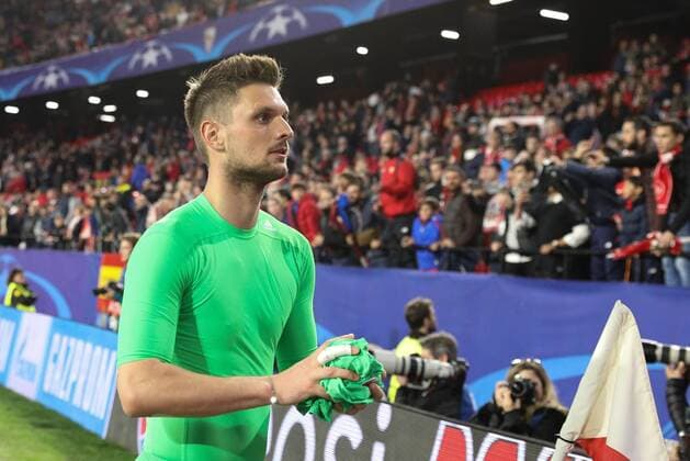 Final cheering Sven Ulreich 26 Bayern Munich Muenchen FC Sevilla vs Bayern Munich Muenchen Quarter-Finals Champions League 03 04 2018 Sevilla Sevilla Spain Copyright: xkolbert-press ChristianxKolbertx