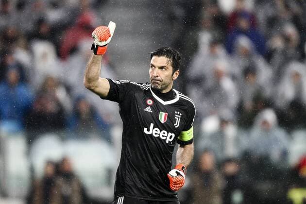 April 3, 2018 - Turin, Italy - Juventus goalkeeper Gianluigi Buffon (1) during the Uefa Champions League Round of 16 football match JUVENTUS - REAL MADRID on 03 04 2018 at the Allianz Stadium in Turin, Italy. Juventus v Real Madrid - UEFA Champions League Quarter Final Leg One  - ZUMAn230 20180403_zaa_n230_441 Copyright: xMatteoxBottanellix