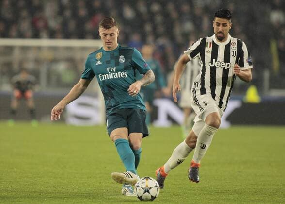 Bilder des Tages - SPORT April 3, 2018 - Turin, Italy - Toni Kroos during the UEFA Champions League quarter-final first leg football match between Juventus and Real Madrid at the Allianz Stadium in Turin on April 3, 2018. Juventus v Real Madrid - UEFA Champions League Quarter Final Leg One  - ZUMAn230 20180403_zaa_n230_481 Copyright: xLorisxRosellix