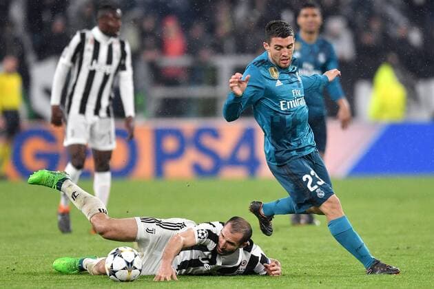 Giorgio Chiellini Juventus, Mateo Kovacic Real Torino 03-04-2018 Stadium Champions League 2017 2018 Round of 8 Juventus - Real Madrid Foto Andrea Staccioli Insidefoto andreaxstaccioli