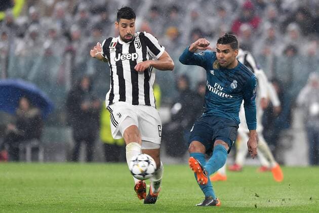 Sami Khedira Juventus, Casemiro Real Torino 03-04-2018 Stadium Champions League 2017 2018 Round of 8 Juventus - Real Madrid Foto Andrea Staccioli Insidefoto andreaxstaccioli