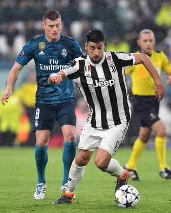 Sami Khedira Juventus, Toni Kroos Real Torino 03-04-2018 Stadium Champions League 2017 2018 Round of 8 Juventus - Real Madrid Foto Andrea Staccioli Insidefoto andreaxstaccioli